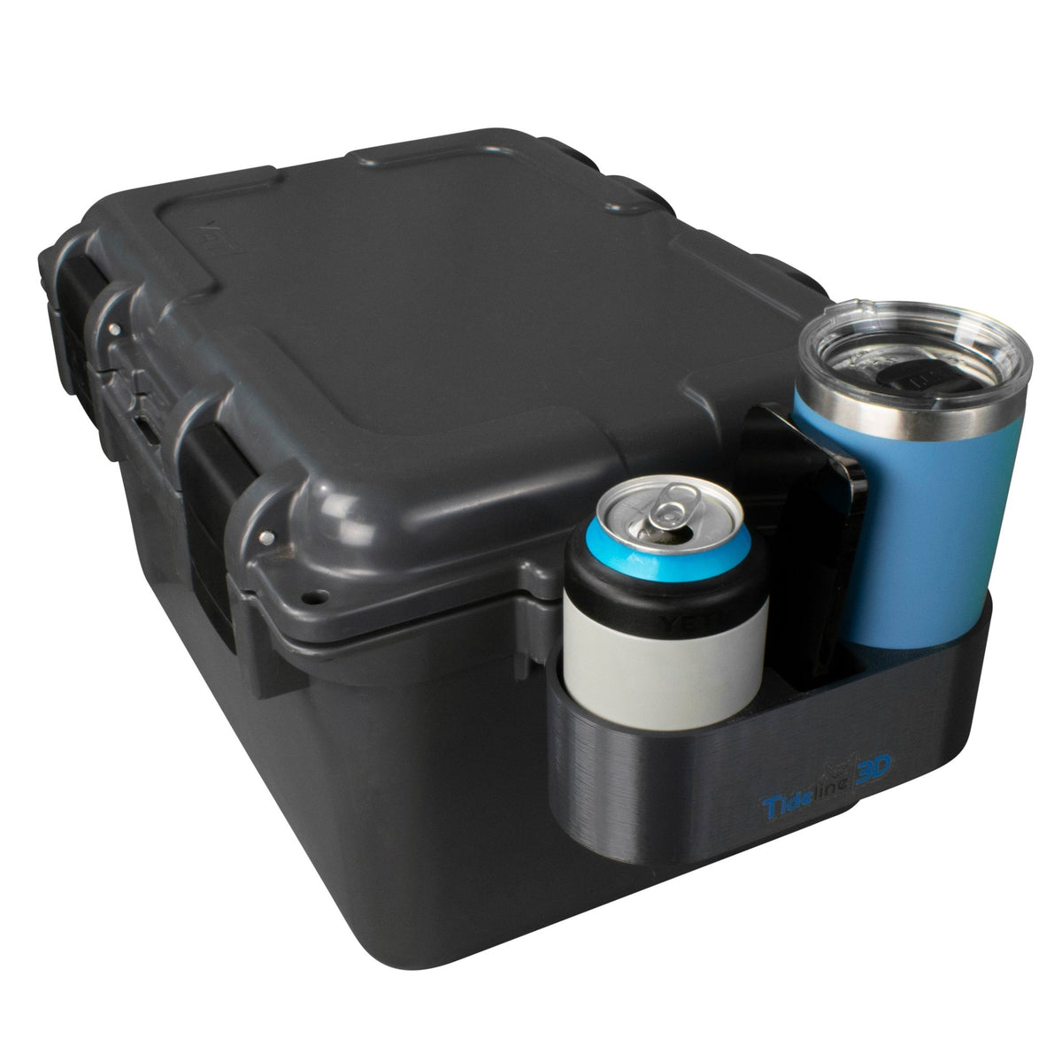 Drink and Phone Holder for YETI GoBox 30 – Tideline3D Drink and Phone Holder for YETI GoBox 30 – Tideline3D