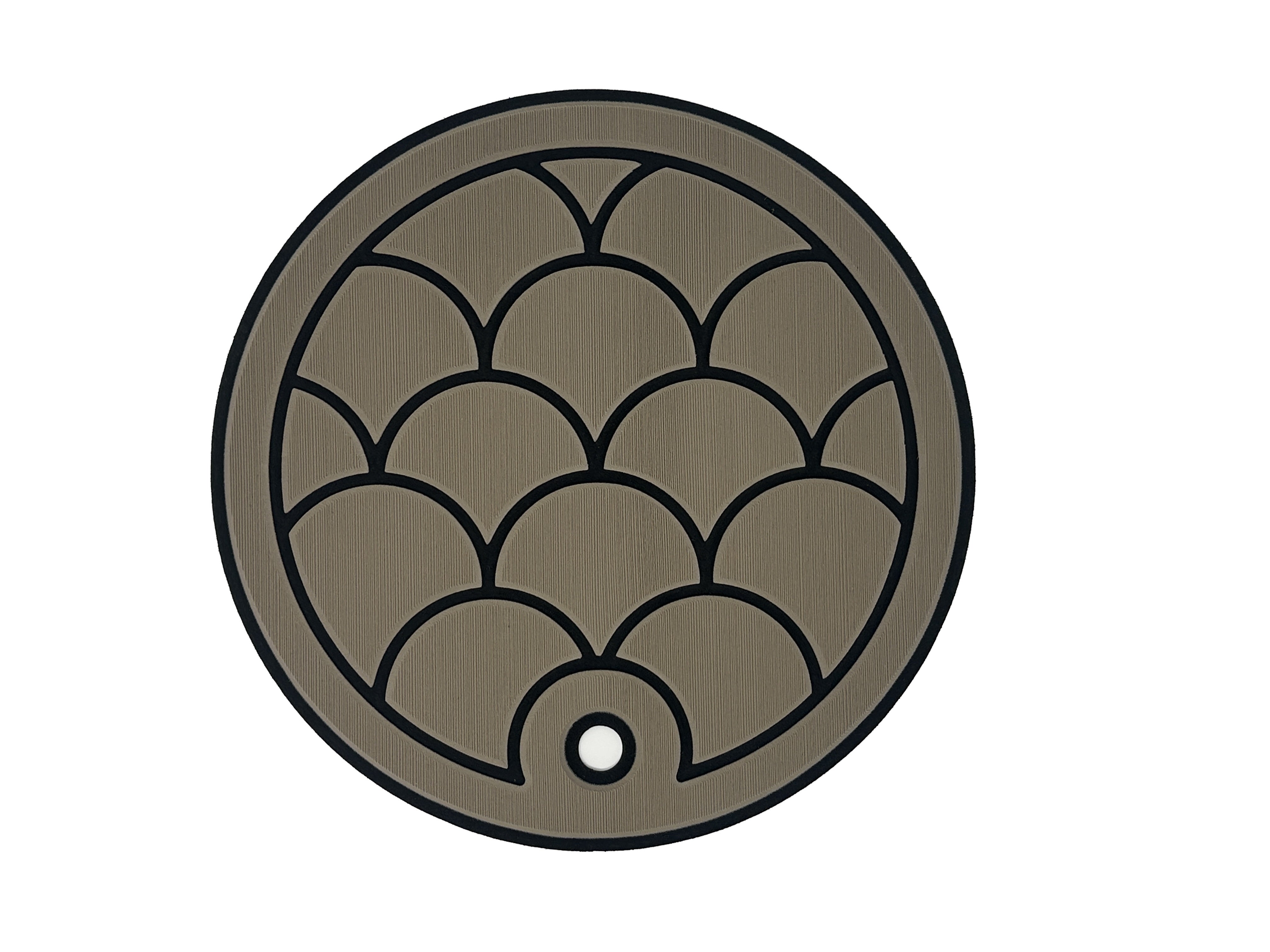 Deck Pad for YETI LoadOut 5 Gallon Bucket - Fish Scales