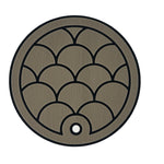 Deck Pad for YETI LoadOut 5 Gallon Bucket - Fish Scales