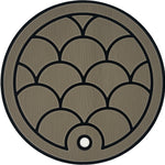 Deck Pad for YETI LoadOut 5 Gallon Bucket - Fish Scales