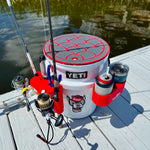 Deck Pad for YETI LoadOut 5 Gallon Bucket - Fish Scales - Tideline3D
