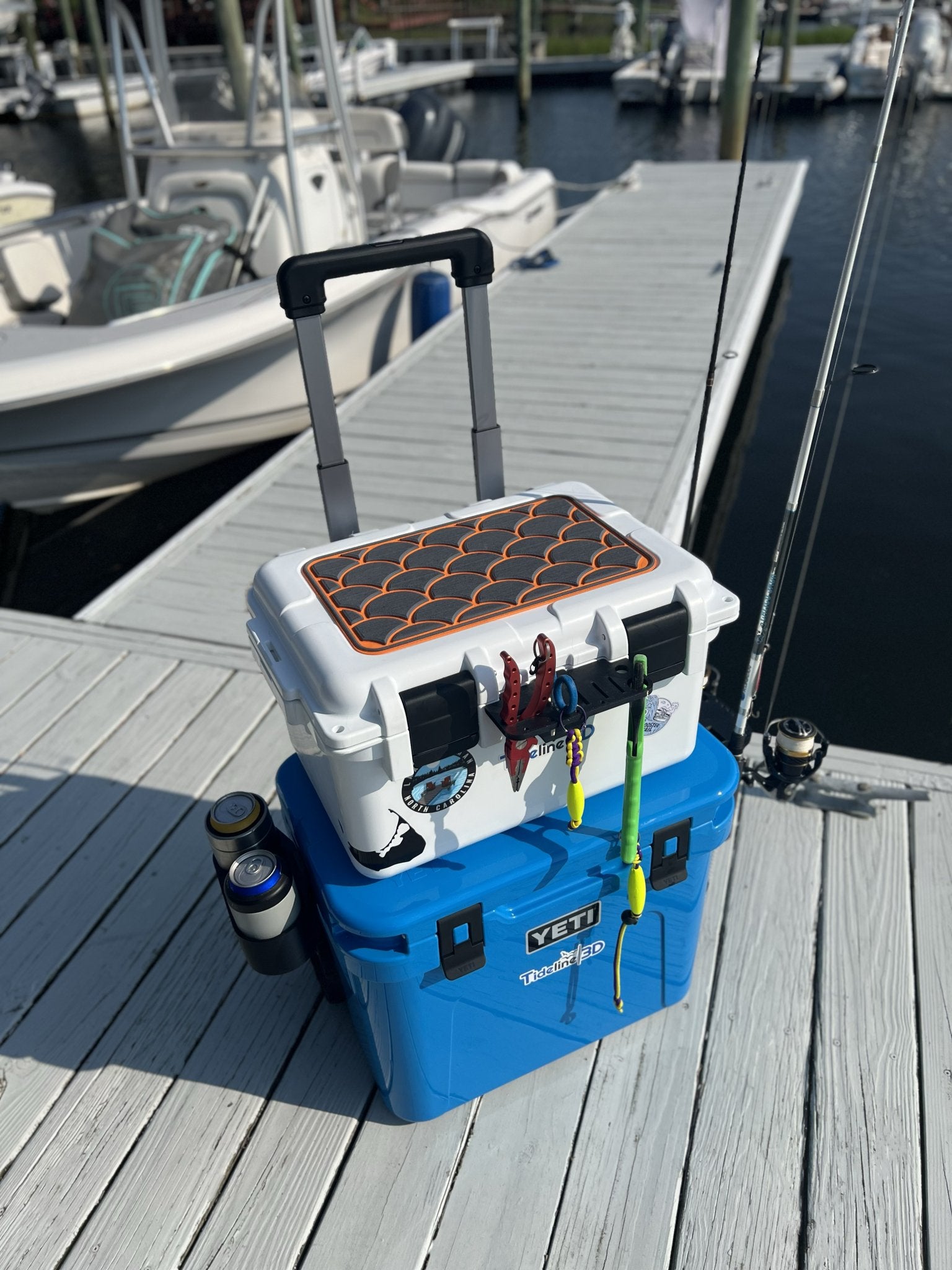 Fishing Rod Holder for Yeti Roadie Cooler – Tideline3D Fishing Rod Holder for Yeti Roadie Cooler – Tideline3D