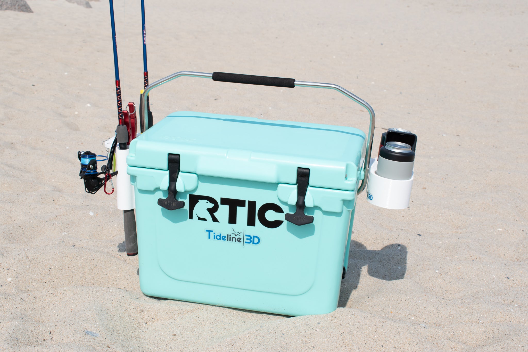 Fishing Rod Holder for RTIC Coolers – Tideline3D Fishing Rod Holder for RTIC Coolers – Tideline3D
