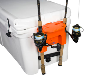 FISHING ROD HOLDER for YETI coolers - METAL GRAY $39.99 - PicClick