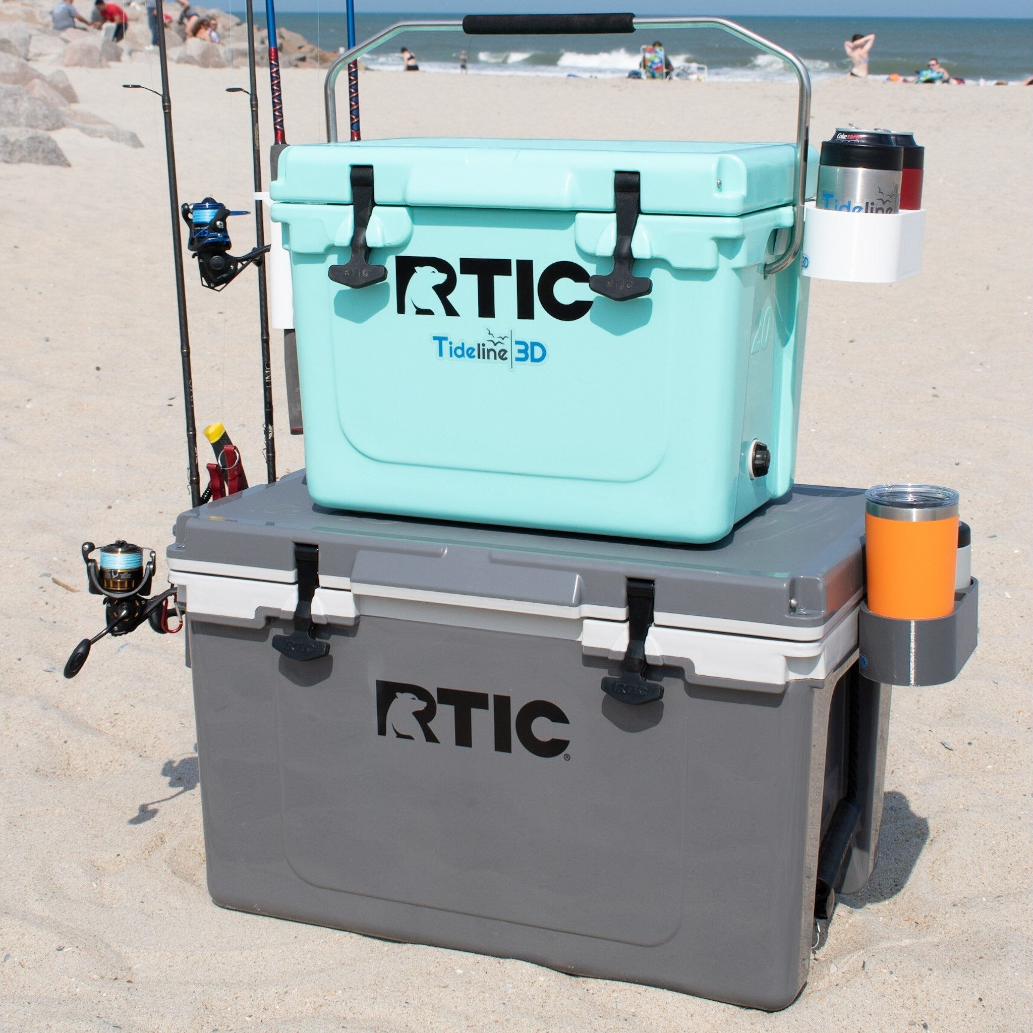 best fishing cooler with rod holders Fishing Rod Holder for RTIC Coolers – Tideline3D