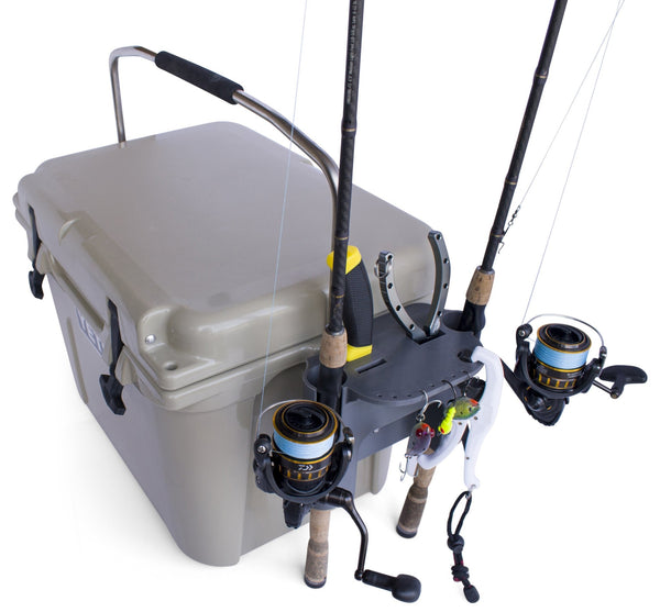 kayak fishing cooler rod holder Fishing Rod Holder for Yeti Roadie Cooler