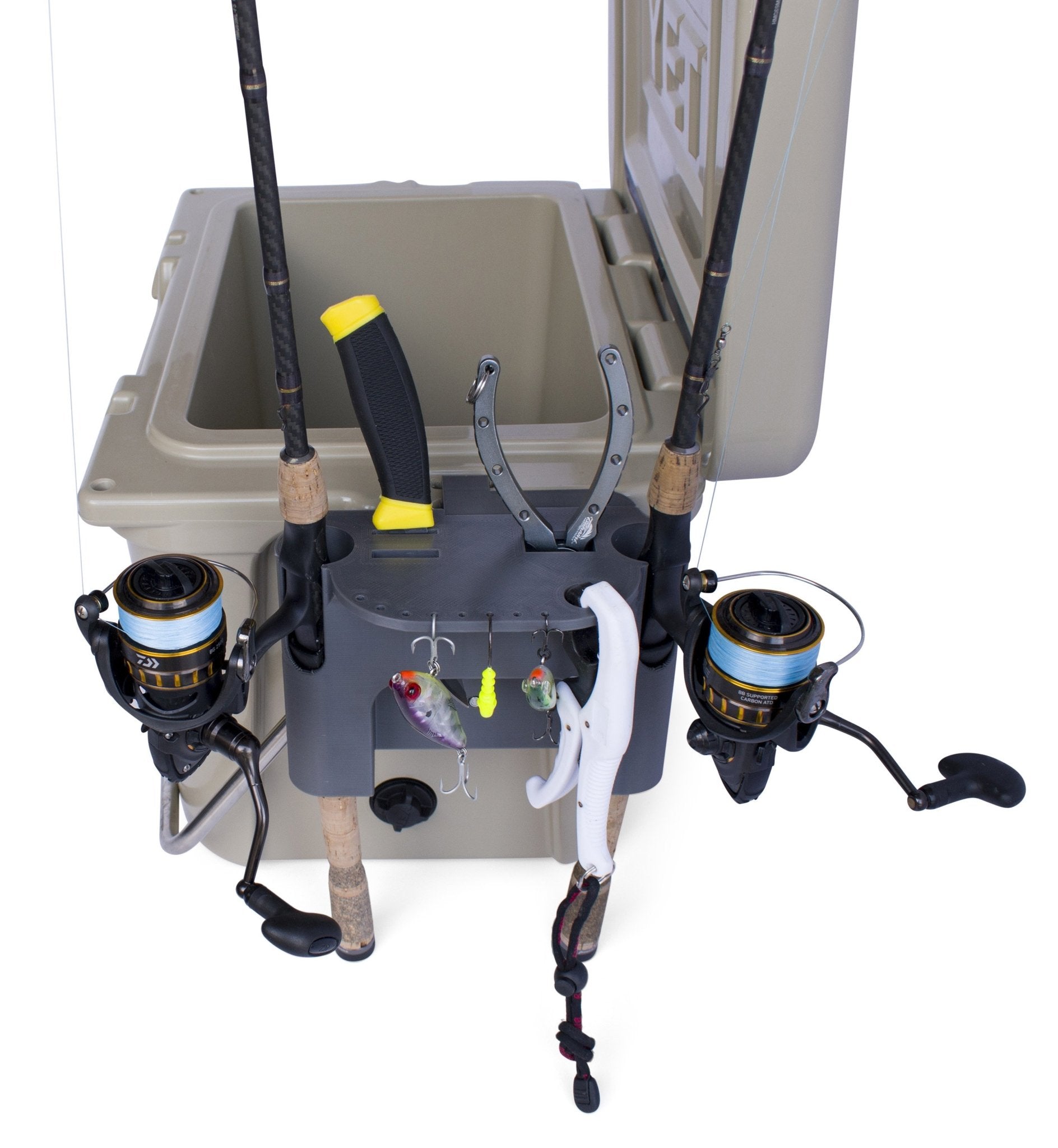 Fishing Rod Holder for Yeti Roadie Cooler – Tideline3D