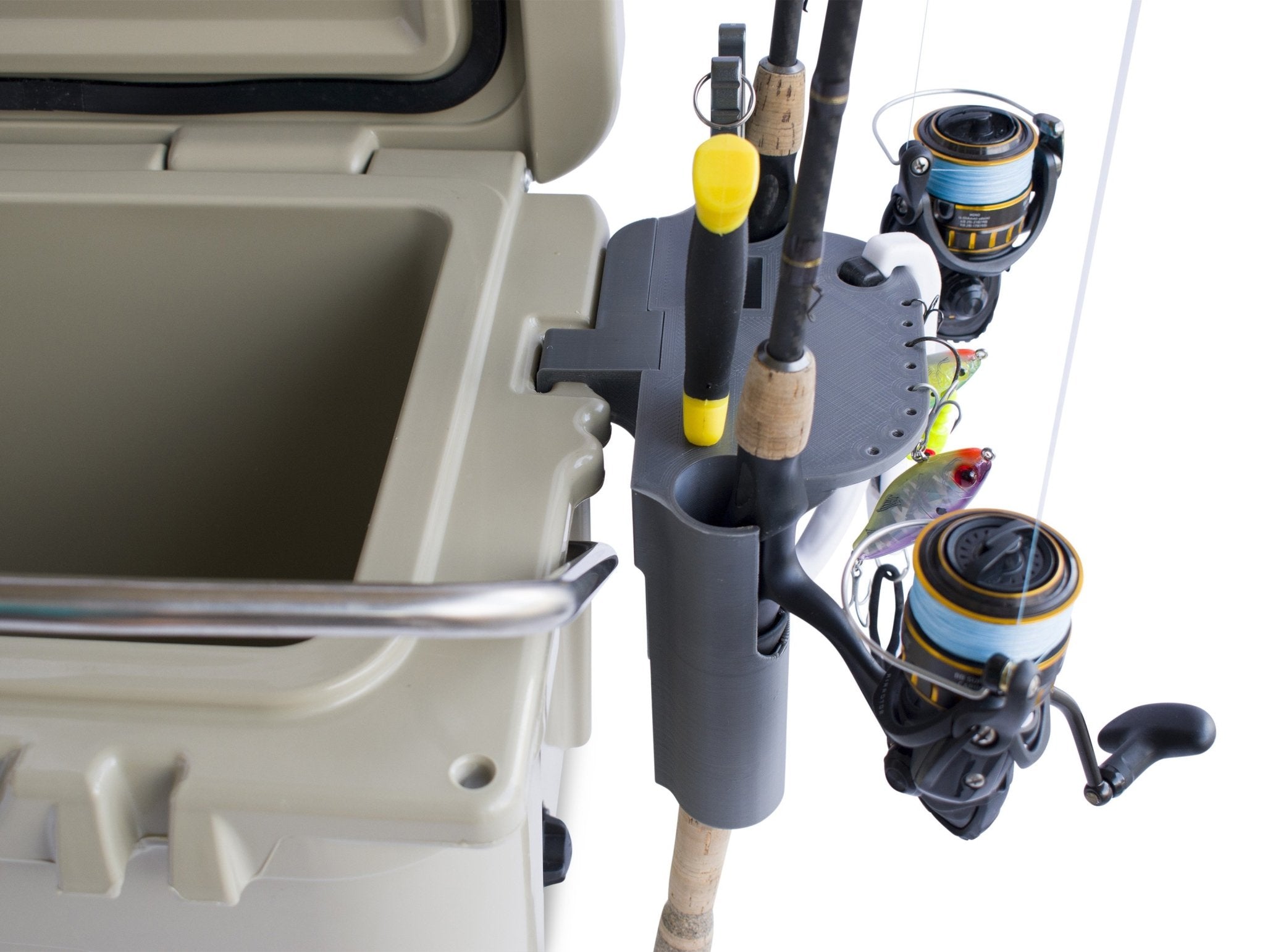 Fishing Rod Holder for Yeti Roadie Cooler – Tideline3D