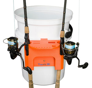 pvc ice fishing rod holder Fishing Rod Holder for YETI LoadOut Bucket – Tideline3D