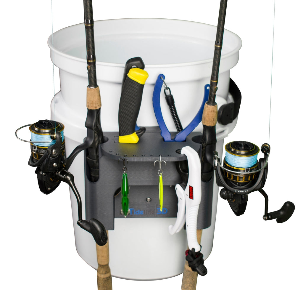 Fishing Rod Holder for YETI LoadOut Bucket - Tideline3D